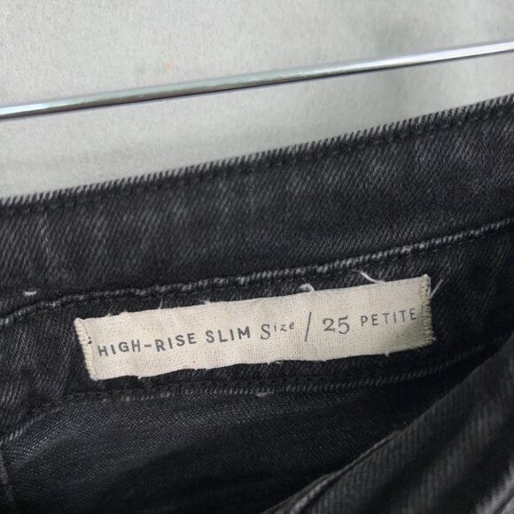 Pilcro and the Letterpress Jeans Womens 25 Petite High Rise Slim Button Fly - Picture 5 of 16